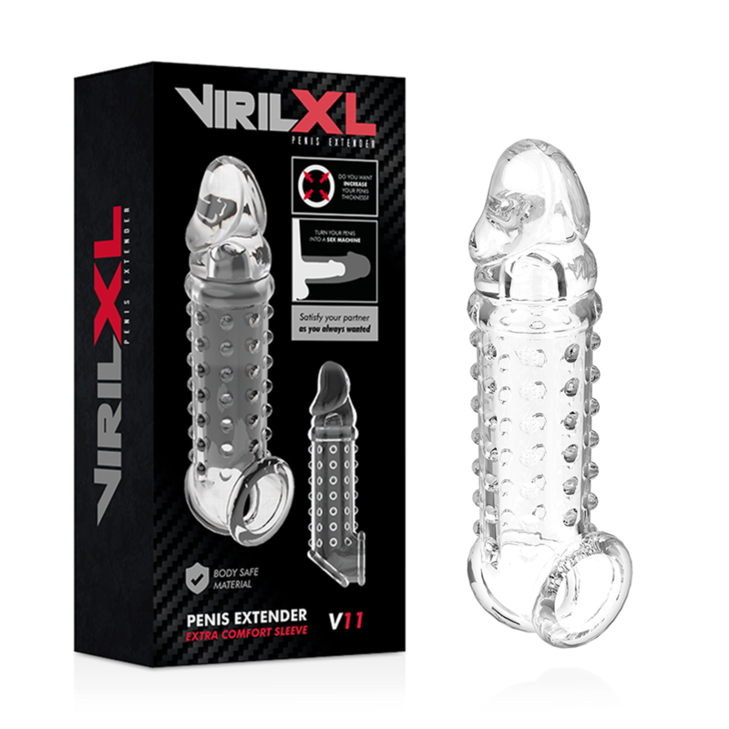 VIRILXL Penis Extension and Sheath V11 Transparent