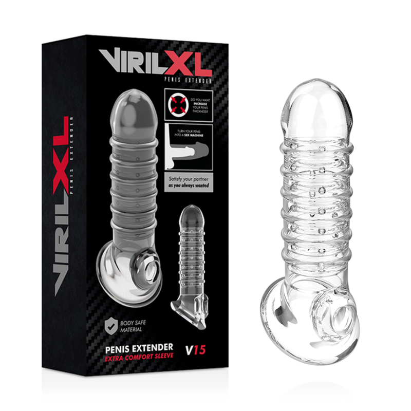 VIRILXL Penis Extension and Sheath V15 Transparent