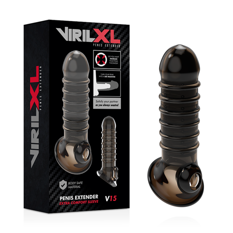 VIRILXL Penis Extension and Sheath V15 Black