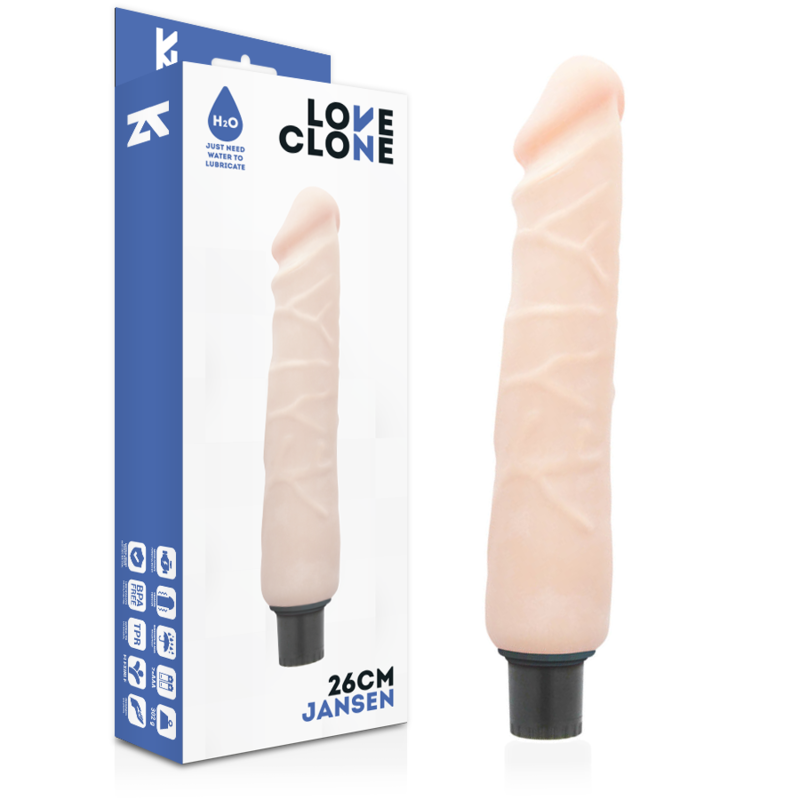 Loveclone Jansen Vibrador Autolubricante 26 cm