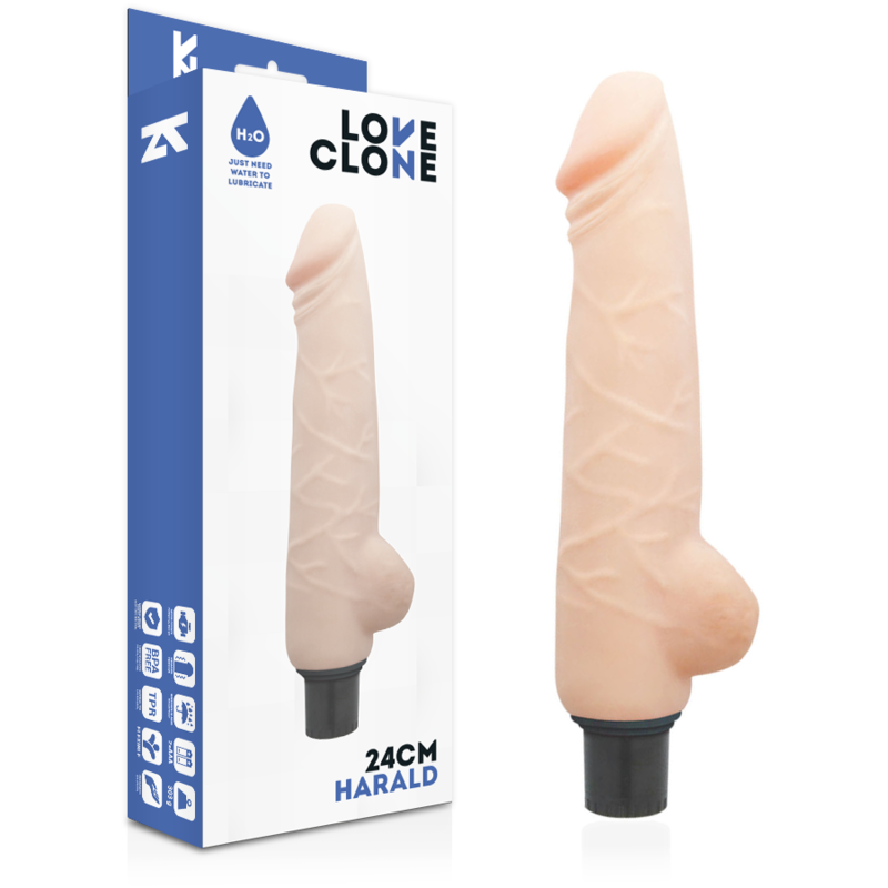 Loveclone Harald Vibrador Autolubricante 24 cm