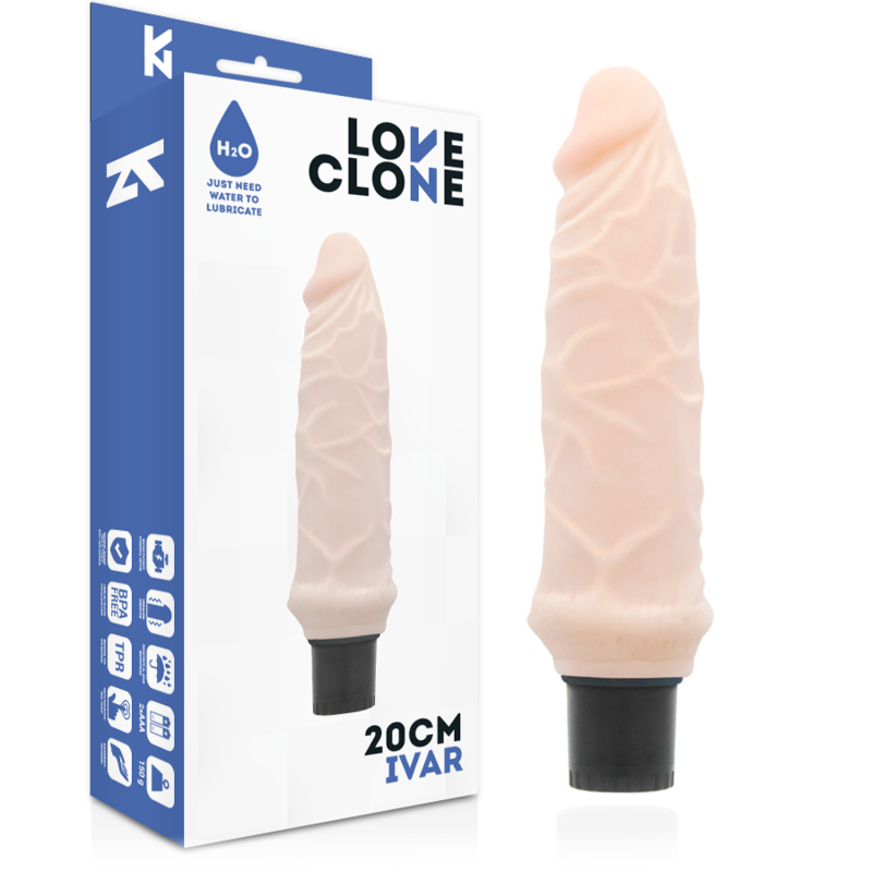 Loveclone Ivar Vibrador Autolubricante 20 cm