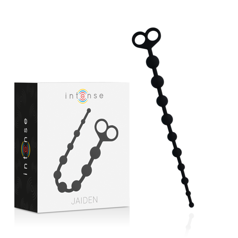 Intense Jaiden Anal Beads Black - Cuentas Anales