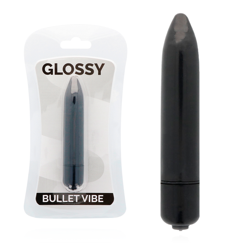 Glossy Thin Vibe Black - Estimulador Compacto