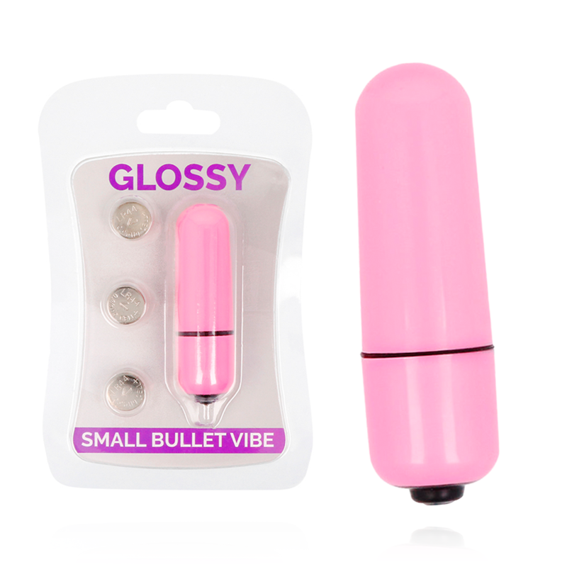 Glossy Small Bullet Vibe Deep Rose - Estimulador Compacto