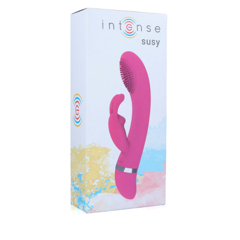 Intense Susy - Vibrador Oscilante de Silicona Rosa