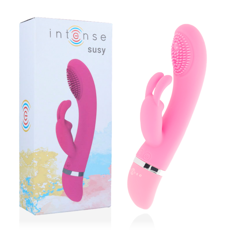 Intense Susy - Vibrador Oscilante de Silicona Rosa