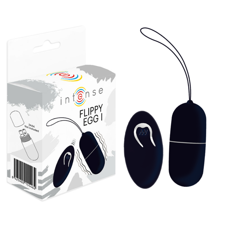 Intense Flippy I - Huevo Vibrador con Control Remoto Negro