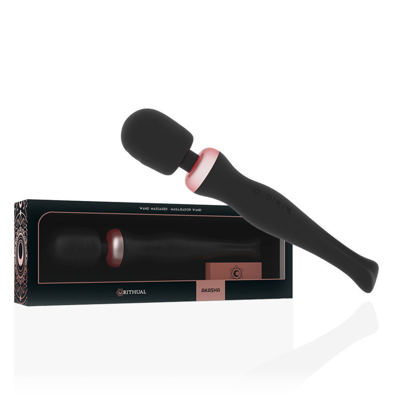 Rithual Akasha Wand 2.0 - Masajeador Recargable Potente y Silencioso