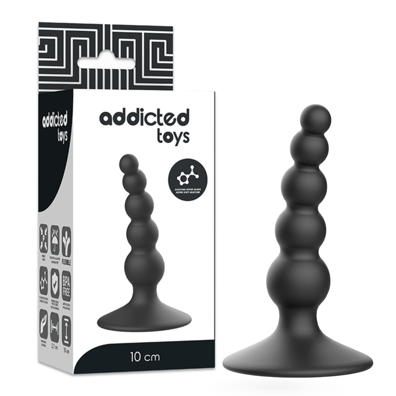Plug Anal Addicted Toys 10cm - Silicona Médica para Principiantes