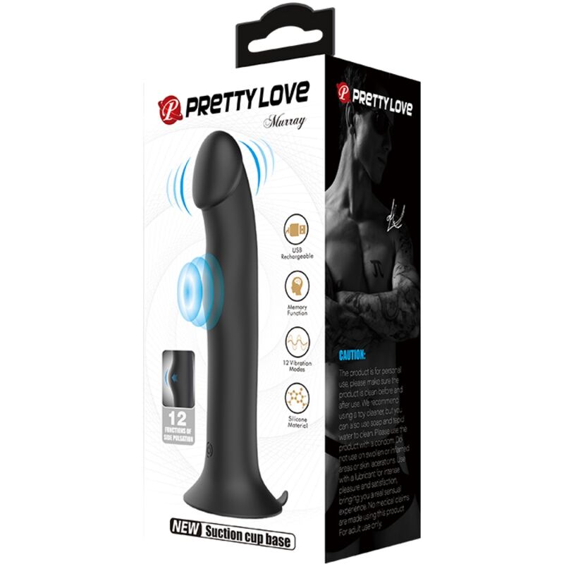 Pretty Love Murray Black - Vibrador y Succionador Clitoral