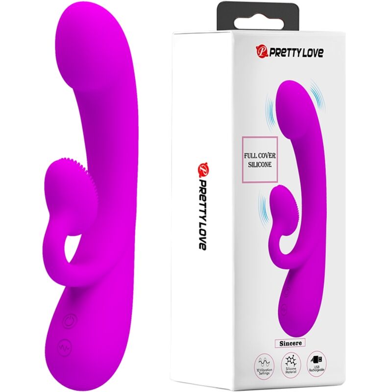 Pretty Love Sincere - Vibrador y Succionador de Silicona