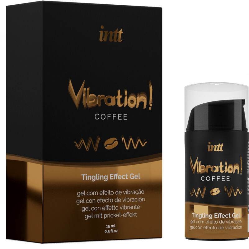 INTT Gel Estimulante Íntimo Líquido Vibrador Café 15ml