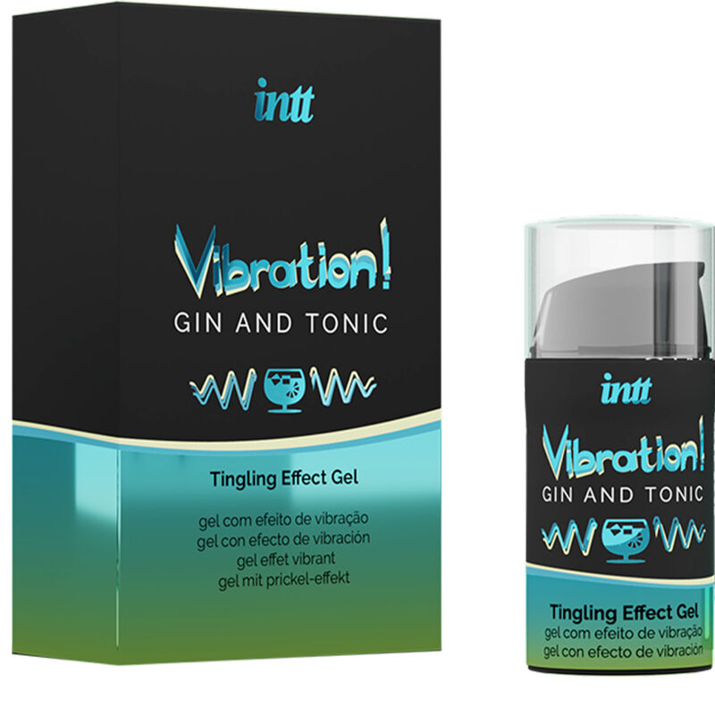 INTT Gel Estimulante Íntimo Líquido Vibrador Gin & Tonic 15ml