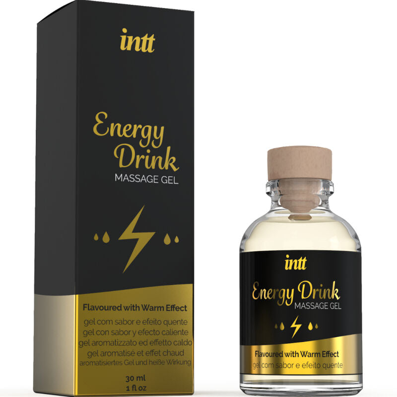 Gel de Masaje Intt con Efecto Calor - Formato Profesional