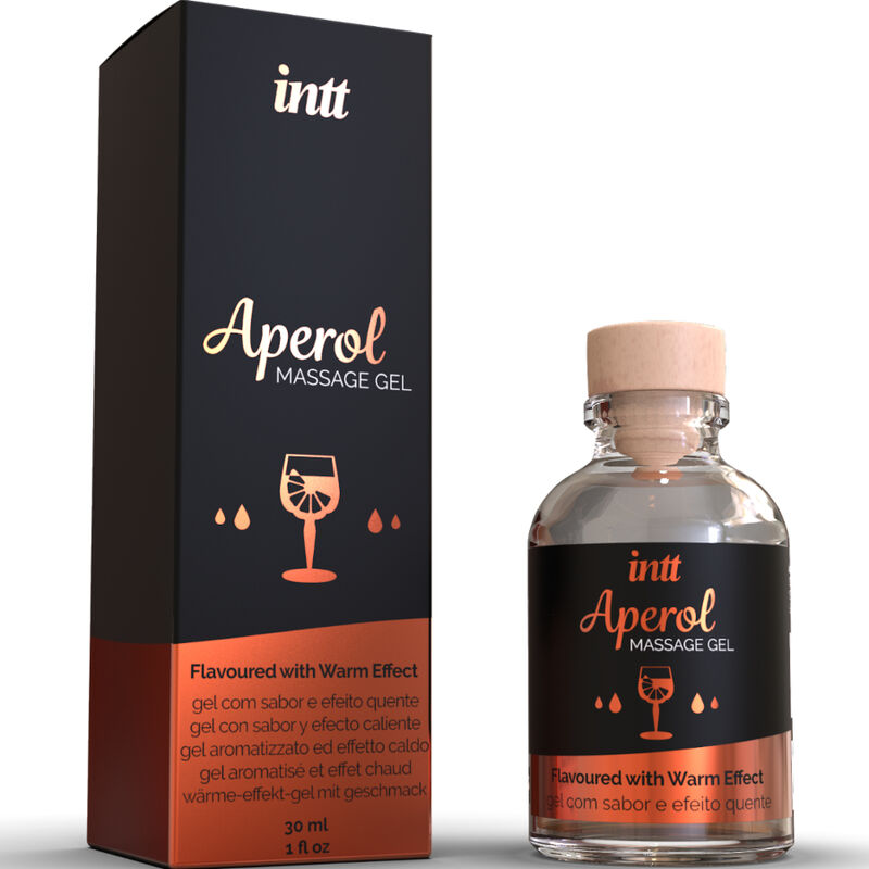Gel de Masaje Aperol Intt Massage & Oral Sex - Efecto Calor Intenso