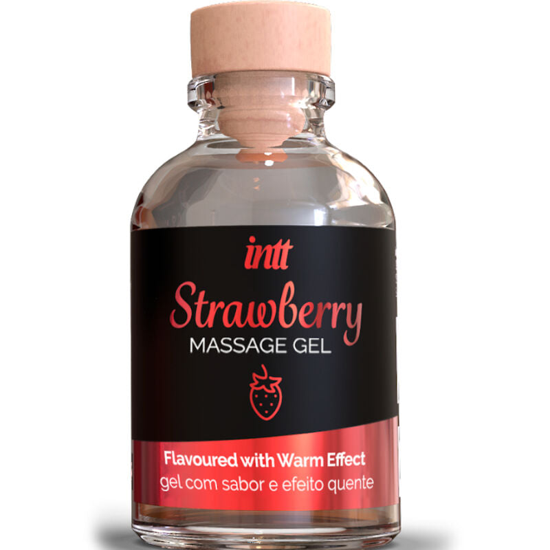 Gel de Masaje Intt Sabor Fresa - Efecto Calor