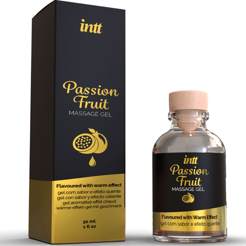 Gel de Masaje Intt Passion Fruit con Efecto Calor
