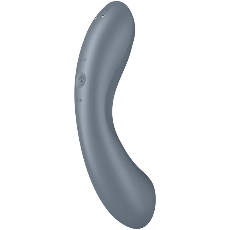 Satisfyer Curve Trinity 1 Air Pulse Vibration Grey - Estimulador de Clítoris