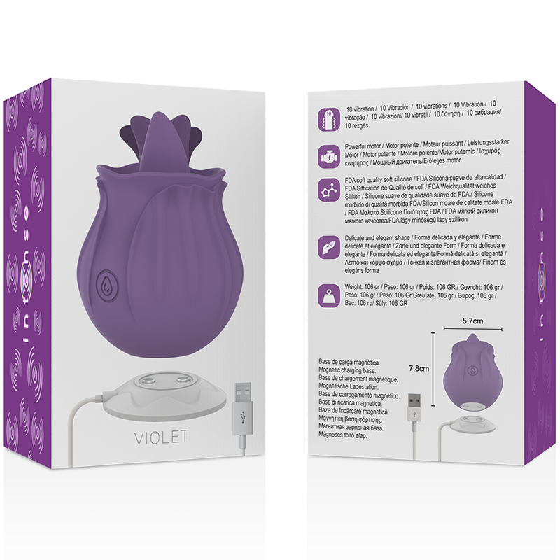 Intense Violet CL Toris Stimulator - 10 Vibraciones