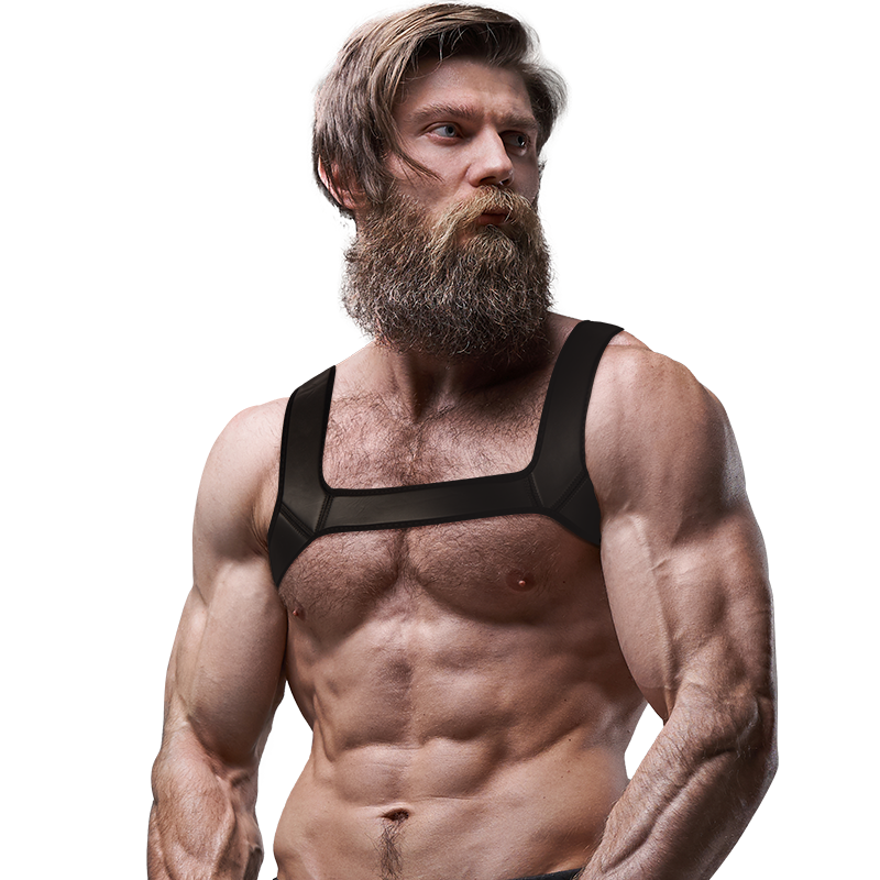 Neoprene Chest Harness para Hombre Talla L - Fetish Submissive Attitude