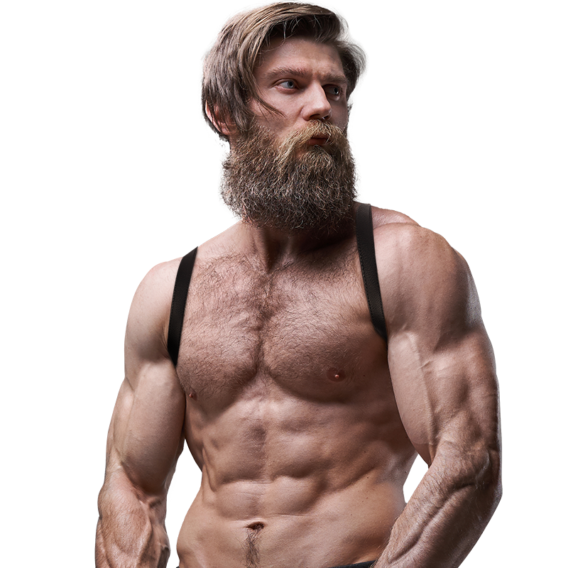 Fetish Submissive Attitude - Arnés de Espalda en Eco-Cuero para Hombre