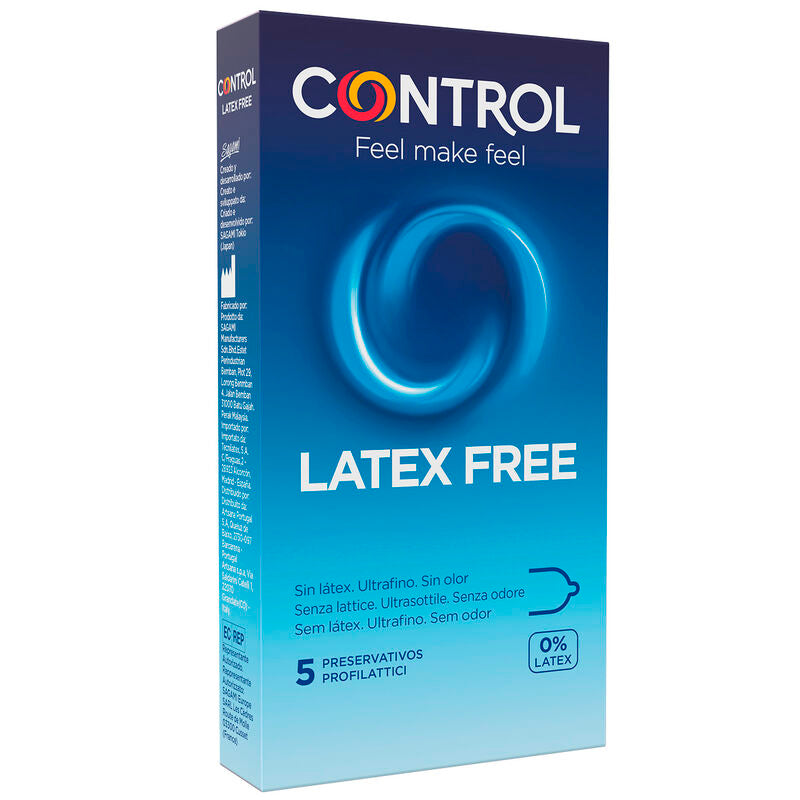Control Free Sin Látex Preservativos 5 Unidades