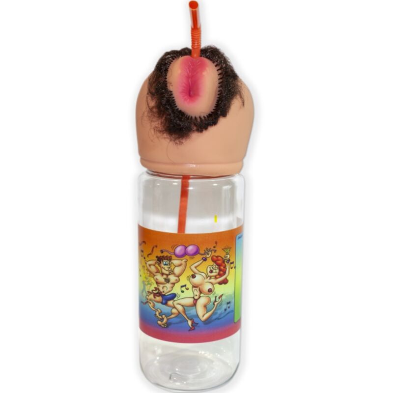 Diablo Picante Lips Bottle Boob Flesh 750 ml - Artículo Decorativo