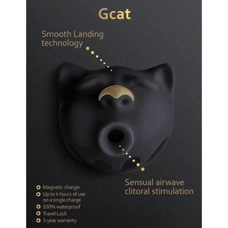 G-Vibe GCAT Mystic Clitoral Sucker Black