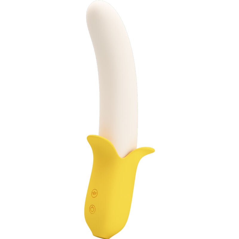 Pretty Love Banana Geek - Vibrador de Silicona con 7 Modos de Vibración