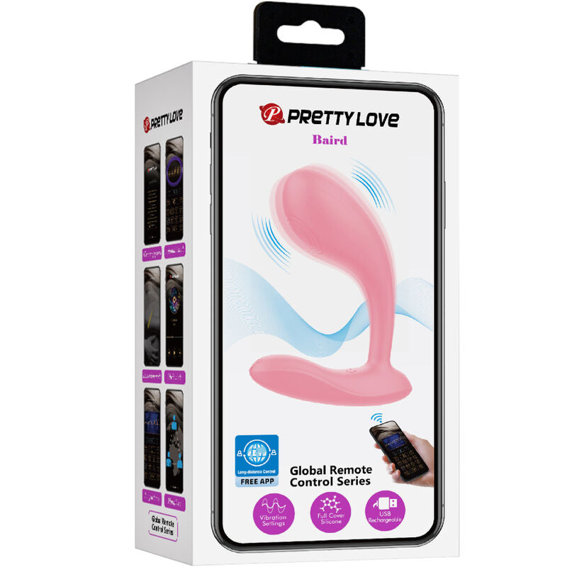 Pretty Love Baird G-Spot Vibrador Recargable con App - 12 Modos