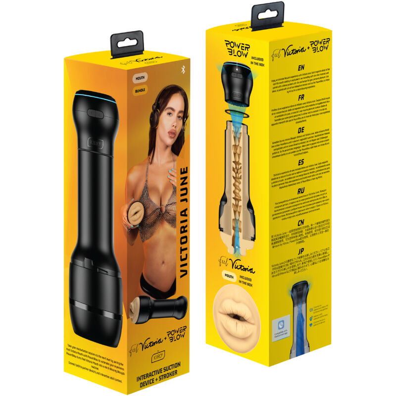 Kiiroo PowerBlow & Feel Victoria June - Set Combo Interactivo