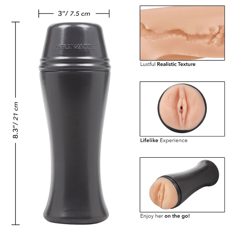 Private Masturbator Original Vacuum Cup To Go - Portátil y Discreto