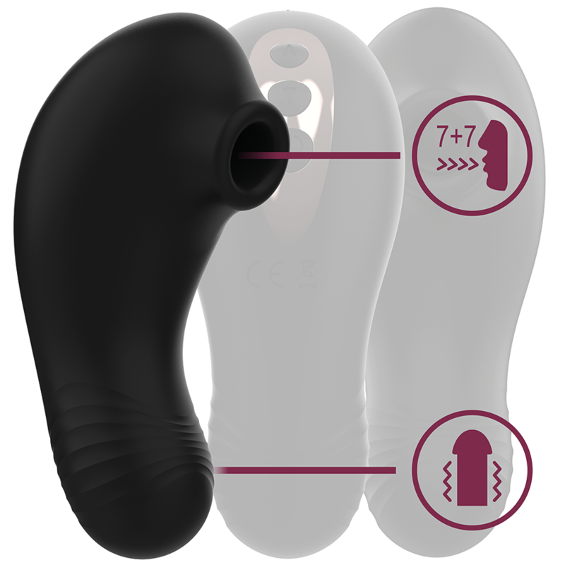 RITHUAL SHUSHU PRO - Estimulador de Clítoris con 2 Motores y 14 Modos