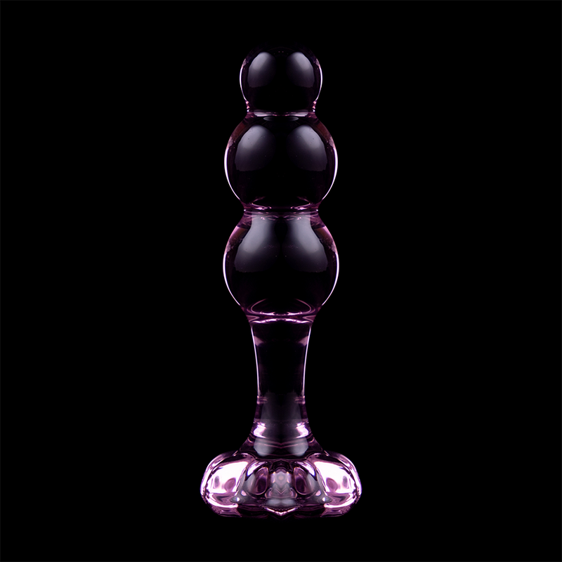 Plug Anal Borosilicato Rosa NEBULA Series - 10.7 cm