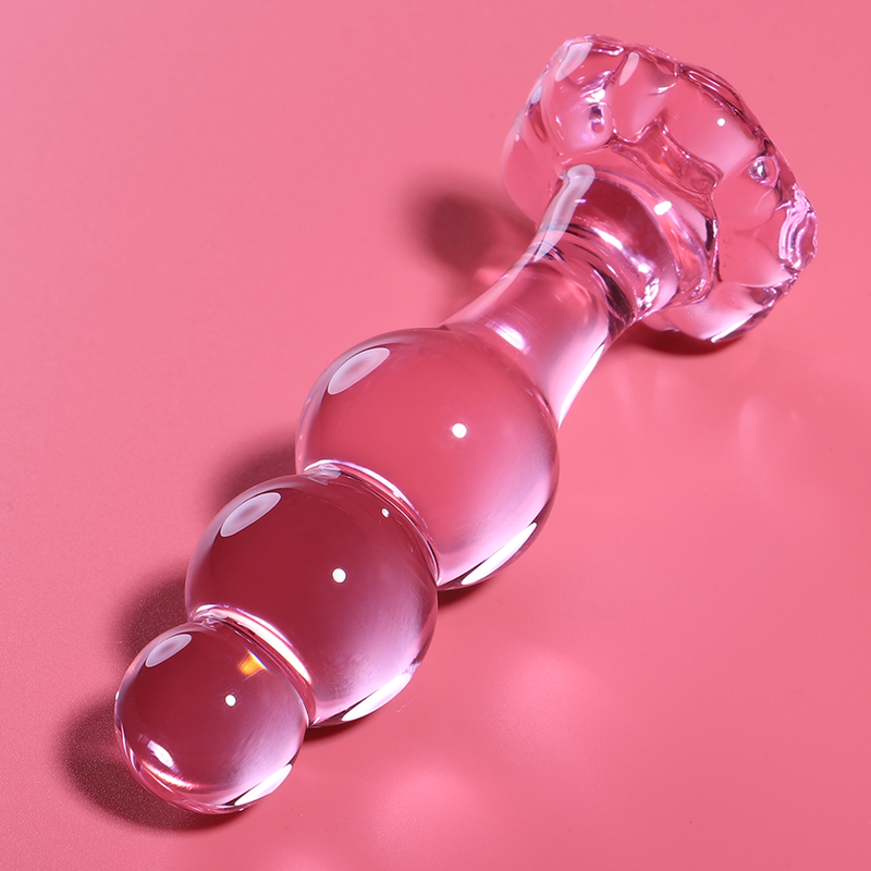 Plug Anal Borosilicato Rosa NEBULA Series - 10.7 cm