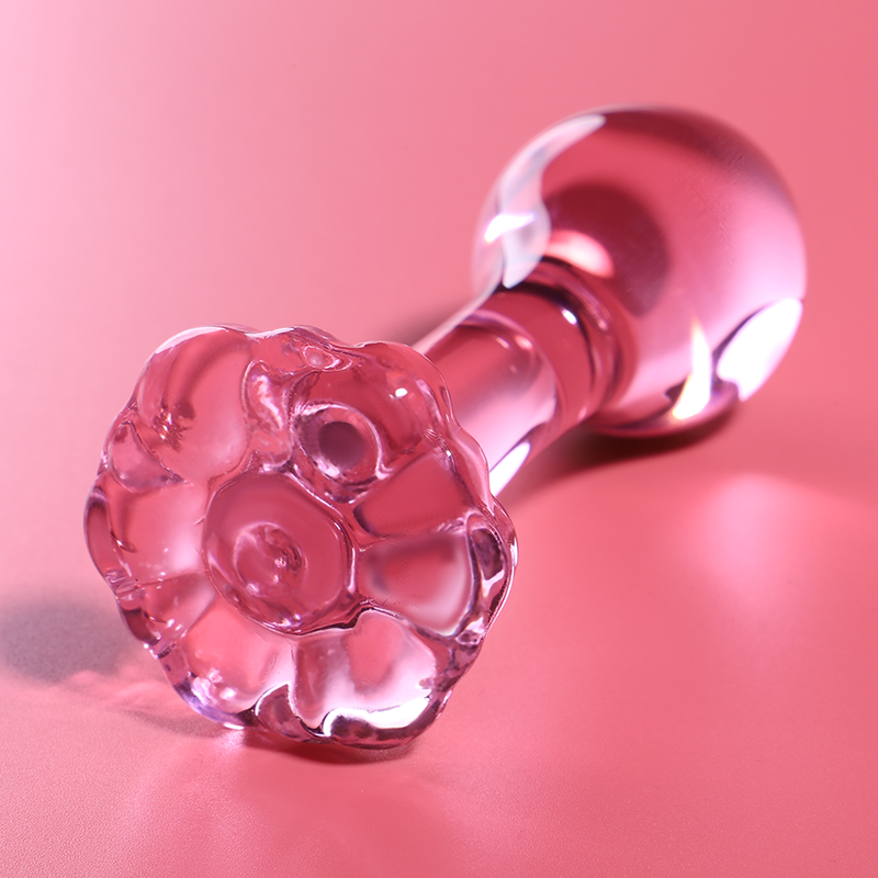Plug Anal Borosilicato Rosa NEBULA Series 11 cm