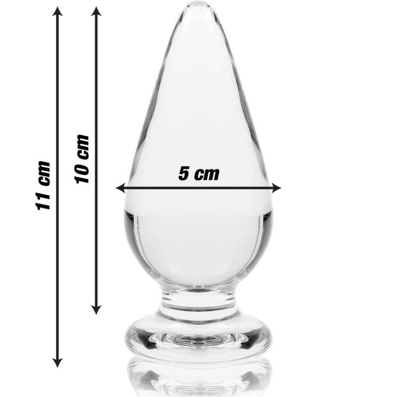 Nebula Series 4 - Plug Anal Vidrio Borosilicato Transparente 11 cm