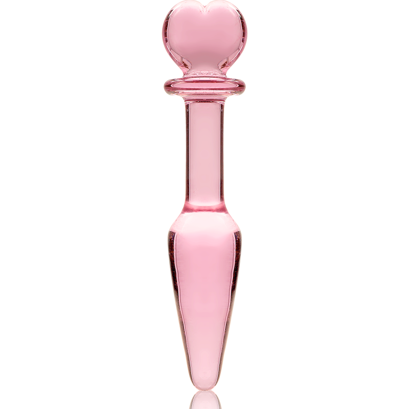 Nebula Series Model 7 - Plug Anal Vidrio Borosilicato Rosa 13.5 cm