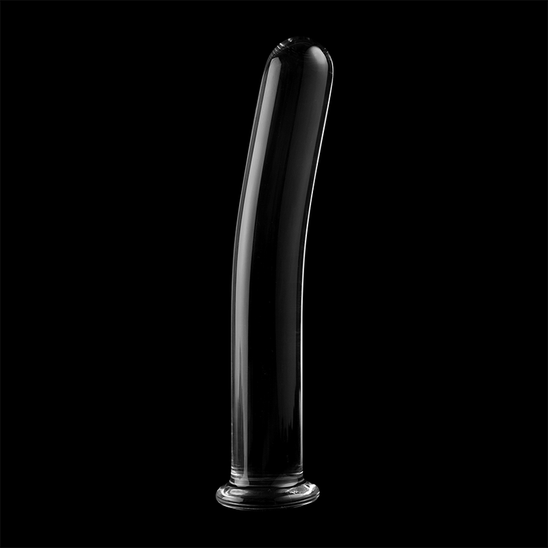Nebula Series by Ibiza Model 9 - Dildo de Cristal Borosilicato Transparente 15.5 cm