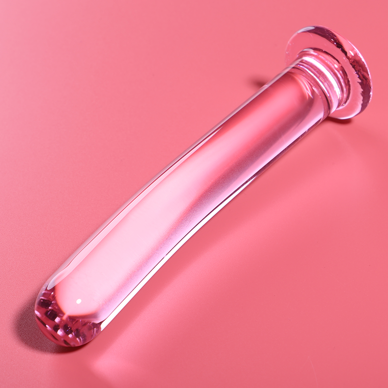 Nebula Series by Ibiza Model 9 - Dildo de Cristal Borosilicato Rosa 15,5 cm