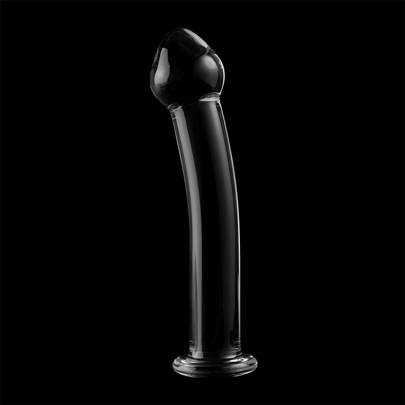 Nebula Series by Ibiza - Dildo de Cristal Borosilicato Transparente 16 cm