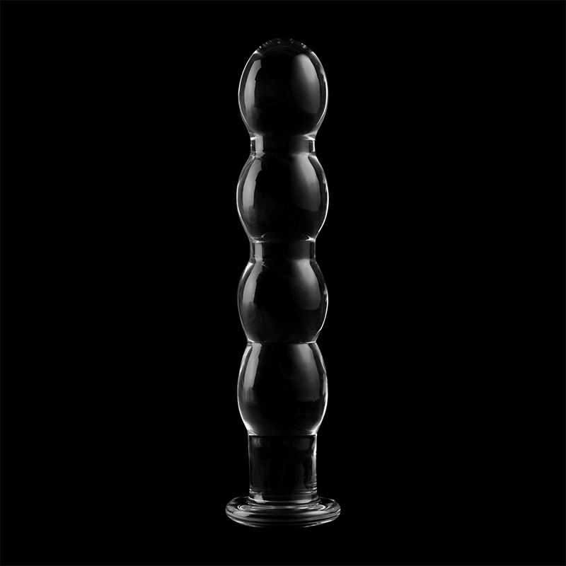 Nebula Series by Ibiza - Dildo de Cristal Borosilicato Transparente 16.5 cm
