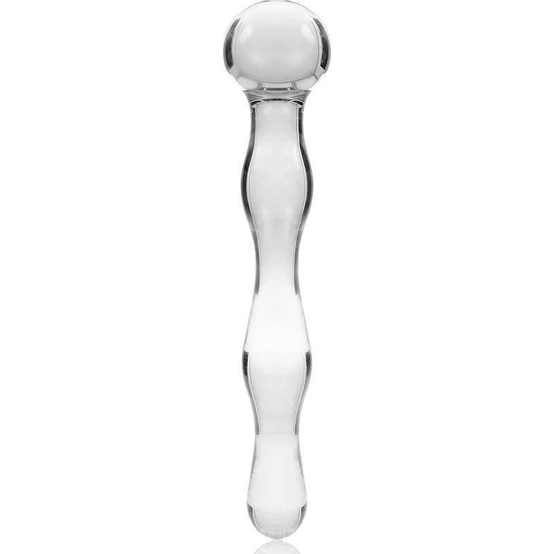 Nebula Series by Ibiza Model 13 - Dildo de Cristal Borosilicato Transparente 18 cm