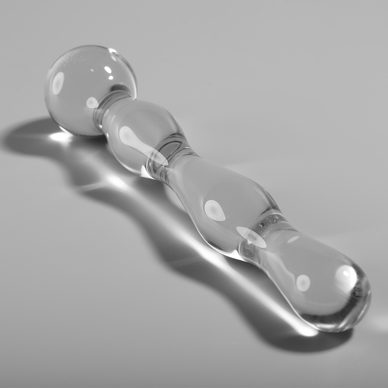 Nebula Series by Ibiza Model 13 - Dildo de Cristal Borosilicato Transparente 18 cm