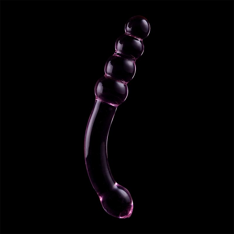 Nebula Series by Ibiza Model 14 - Dildo de Cristal Borosilicato Rosa 18.5 cm