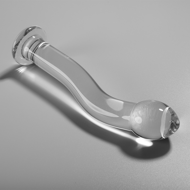 Nebula Series by Ibiza - Dildo de Cristal Borosilicato Transparente 18.5 cm