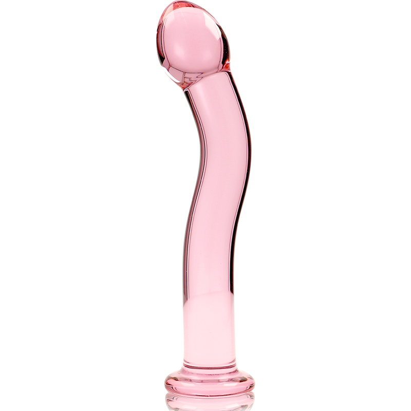 Nebula Series by Ibiza - Dildo de Cristal Borosilicato Rosa 18.5 cm
