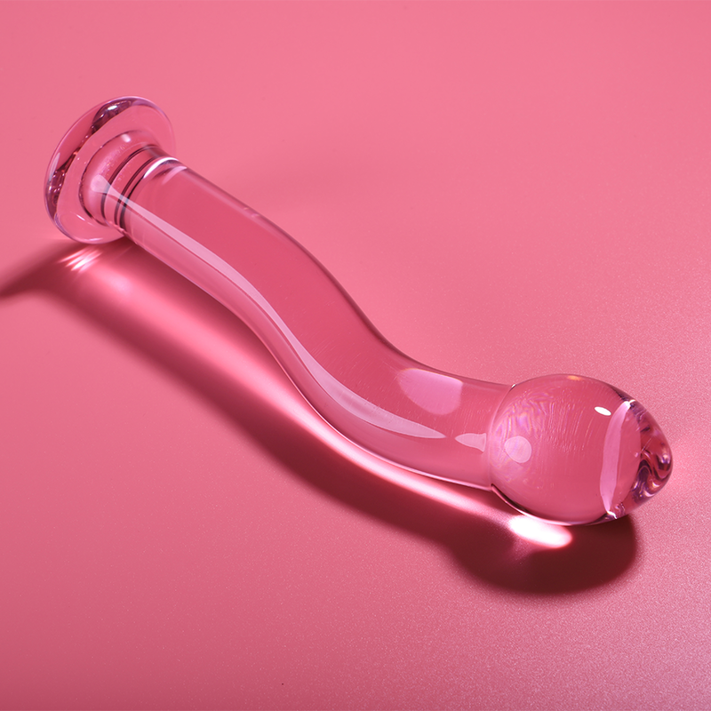 Nebula Series by Ibiza - Dildo de Cristal Borosilicato Rosa 18.5 cm