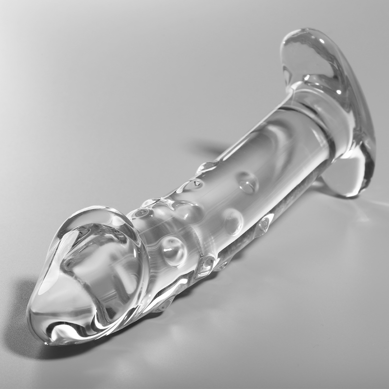 Nebula Series by Ibiza - Dildo de Cristal Borosilicato Transparente 18.5 cm